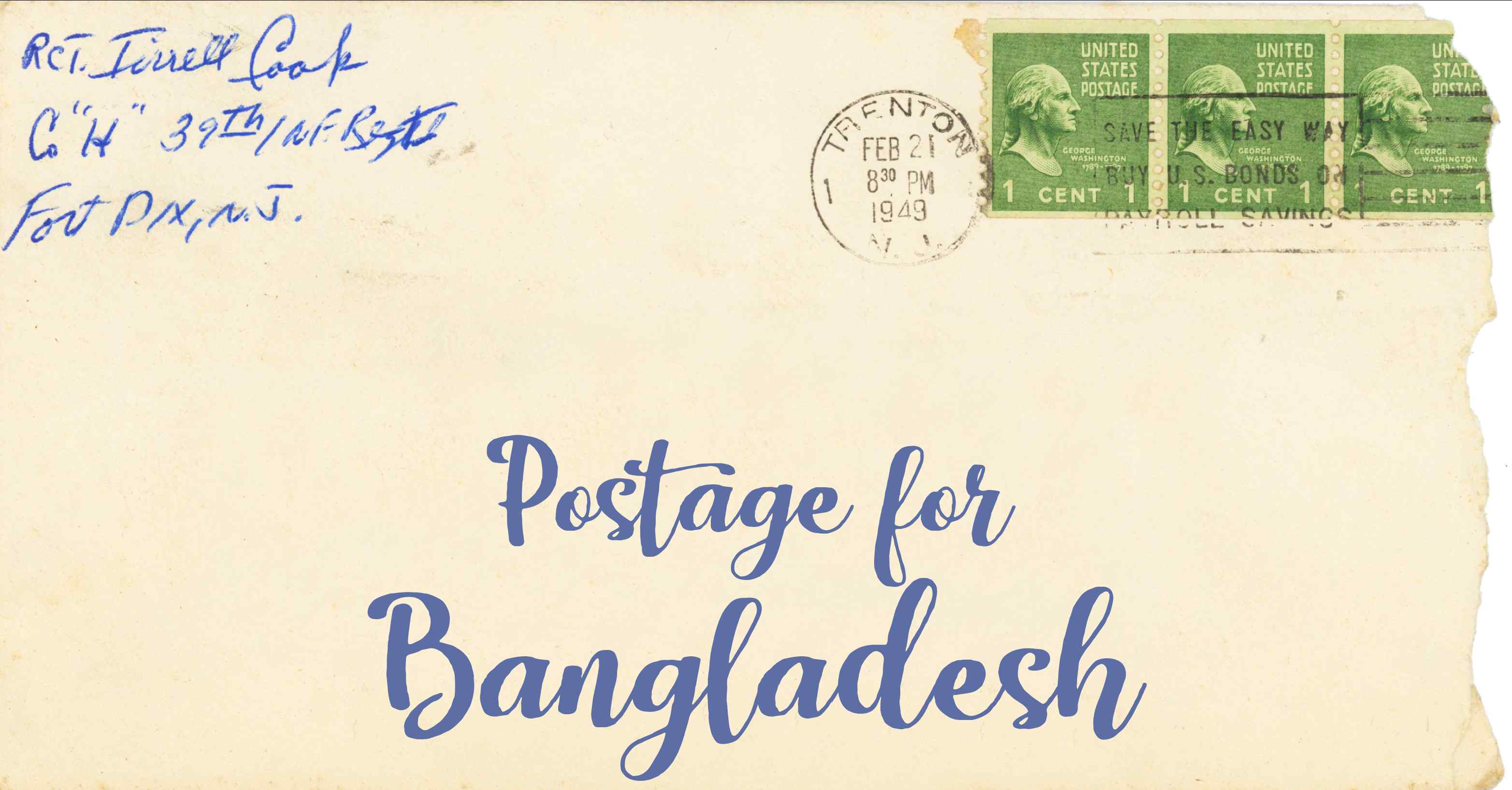 how to send letter to another country from bangladesh