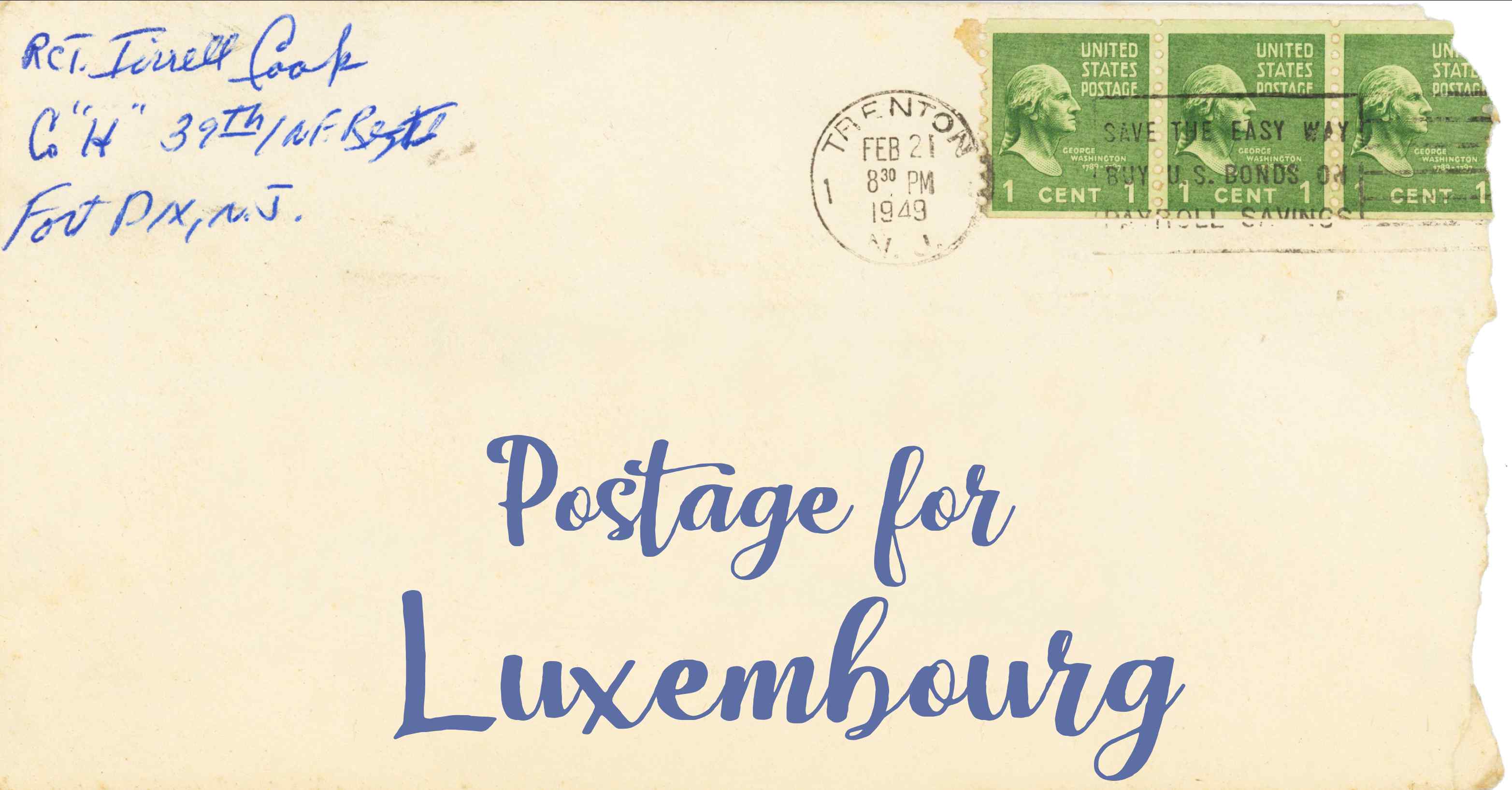 Postage to Luxembourg First Class Postage to Luxembourg Postage